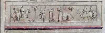 Alegoría de la Justicia, (detalle) del friso, c.1305 de Giotto di Bondone